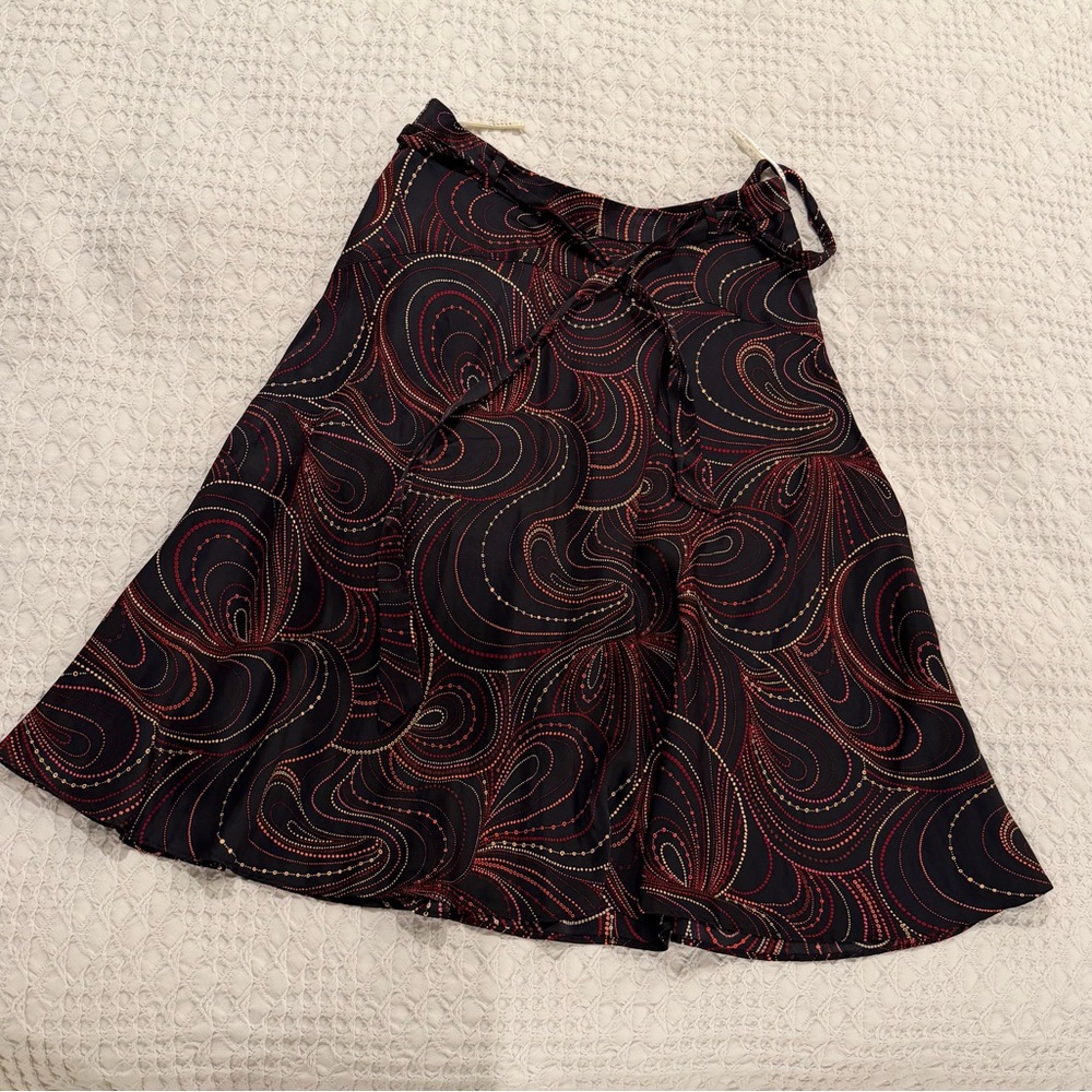 Pure Silk A-Line Skirt